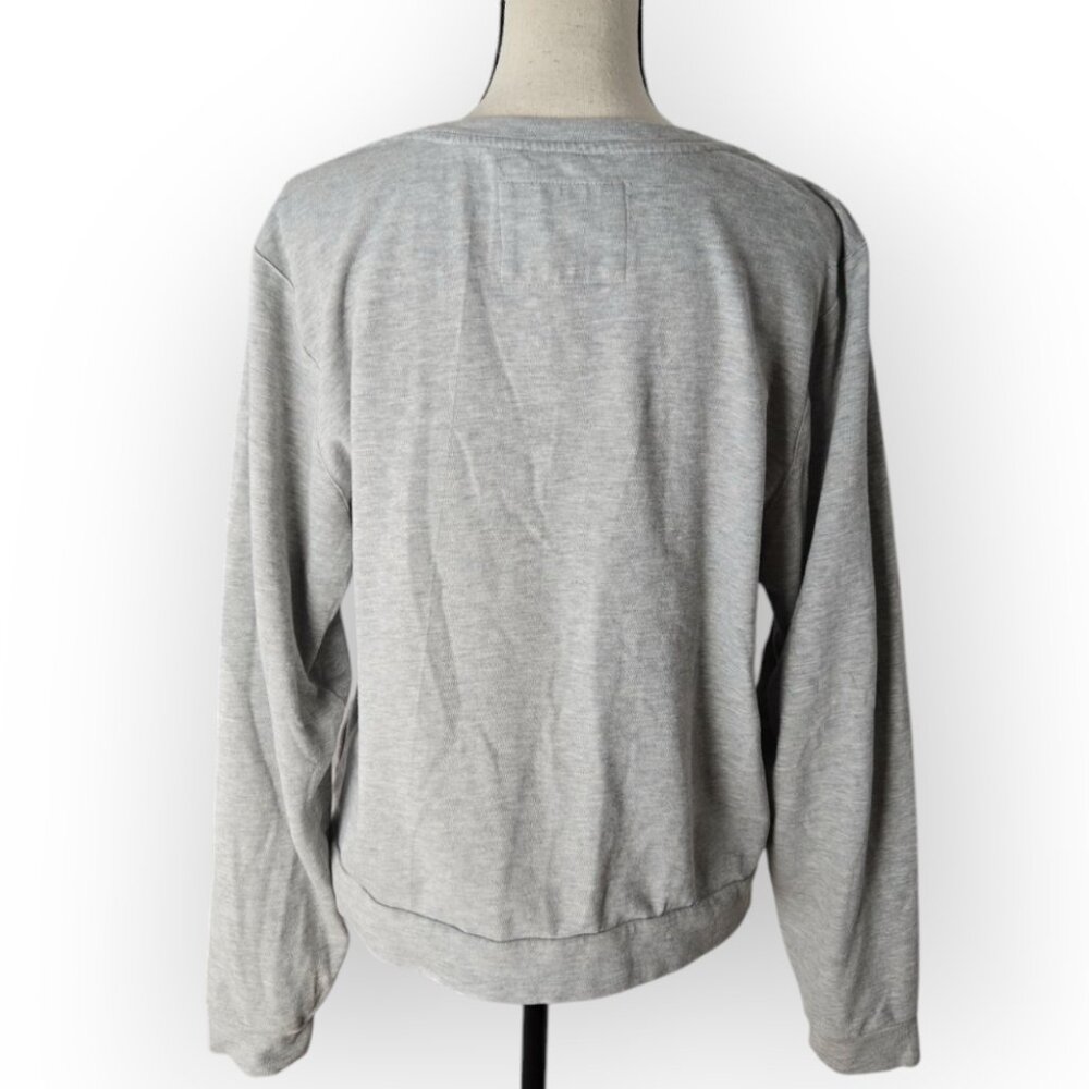Luna Mercantile Co for Anthropologie Gray Tiger Sweatshirt Medium - Picture 5 of 8